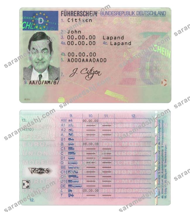 Germany driving license